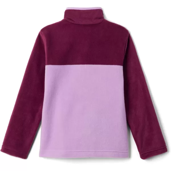 Columbia Kids Steens MTN 14 Snap Fleece PullOverGumdrop  Marionberry