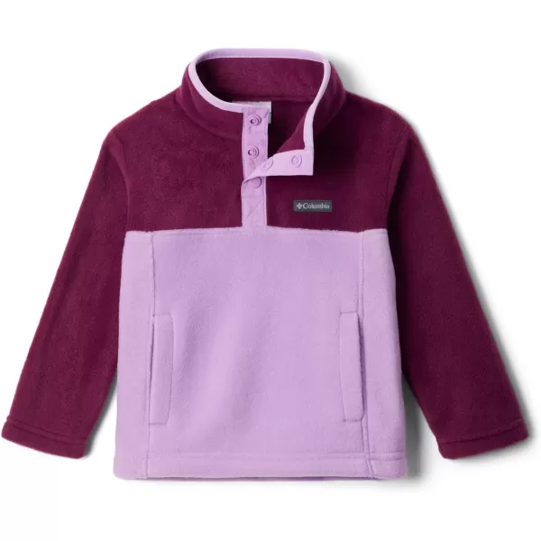 Columbia Kids Steens MTN 14 Snap Fleece PullOverGumdrop  Marionberry