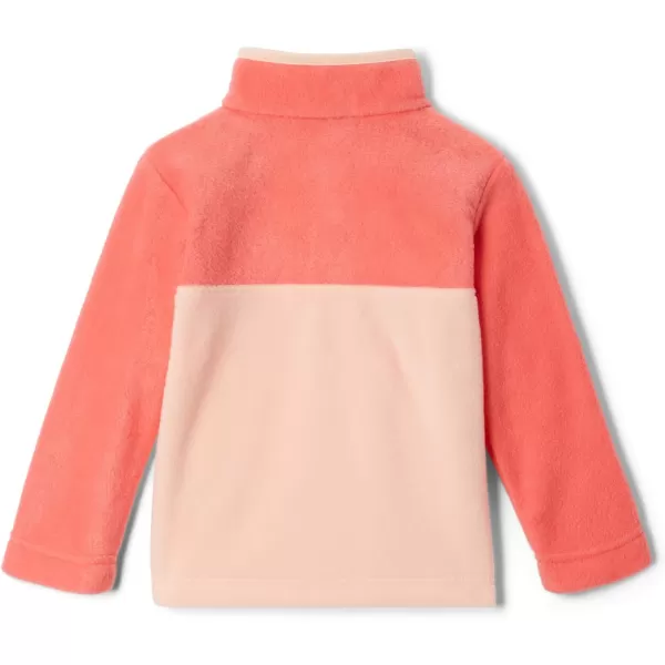 Columbia Kids Steens MTN 14 Snap Fleece PullOverPeach BlossomBlush Pink