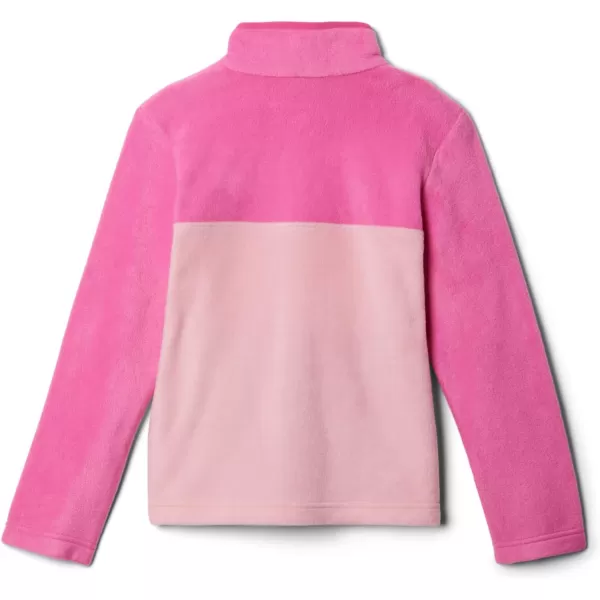 Columbia Kids Steens MTN 14 Snap Fleece PullOverPink Orchid  Pink Ice