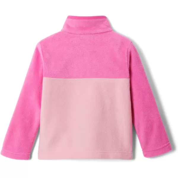 Columbia Kids Steens MTN 14 Snap Fleece PullOverPink Orchid  Pink Ice