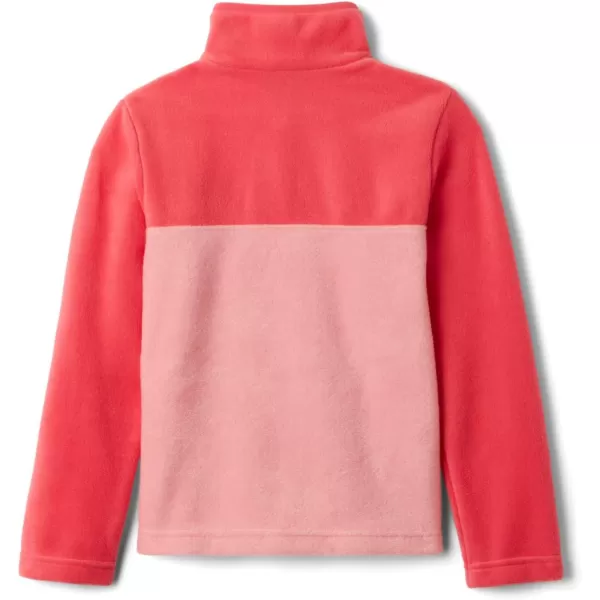 Columbia Kids Steens MTN 14 Snap Fleece PullOverPink OrchidBright Geranium