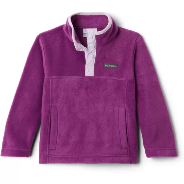Columbia Kids Steens MTN 14 Snap Fleece PullOverPlum