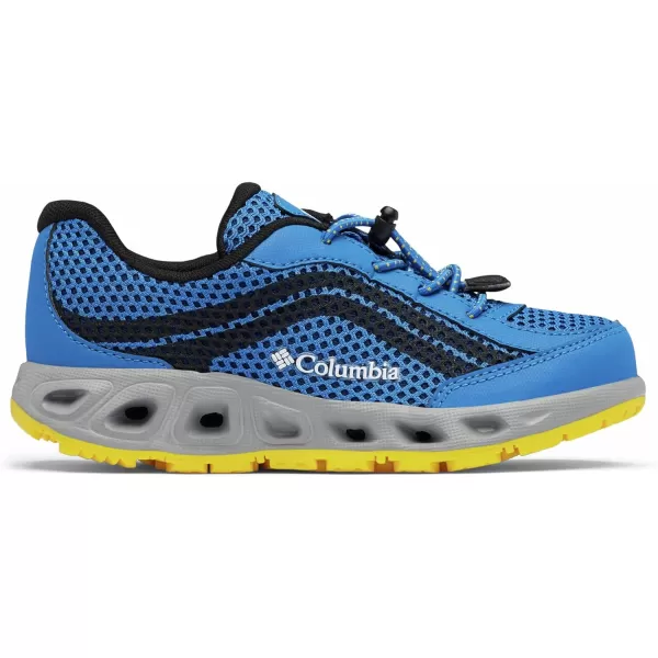 Columbia Kids Youth Drainmaker IV Water ShoeStormy Blue Deep Yellow