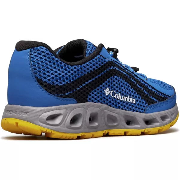 Columbia Kids Youth Drainmaker IV Water ShoeStormy Blue Deep Yellow