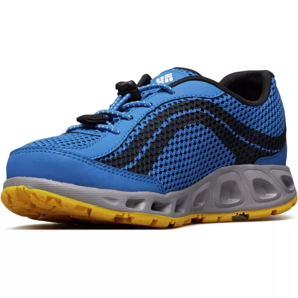 Columbia Kids Youth Drainmaker IV Water ShoeStormy Blue Deep Yellow