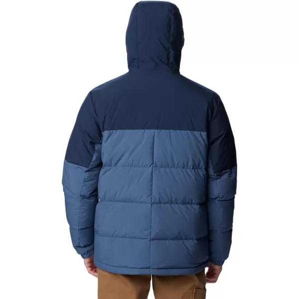 Columbia Mens Aldercrest Down Hooded JacketDark Mountain  Collegiate Navy