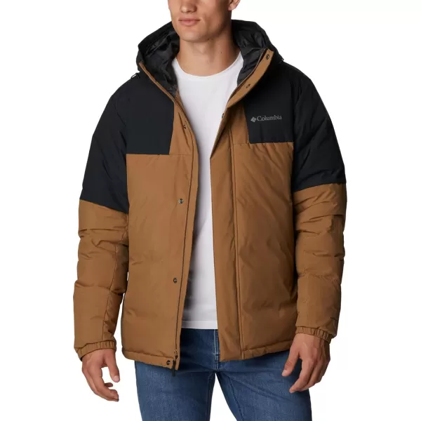 Columbia Mens Aldercrest Down Hooded JacketDeltaBlack