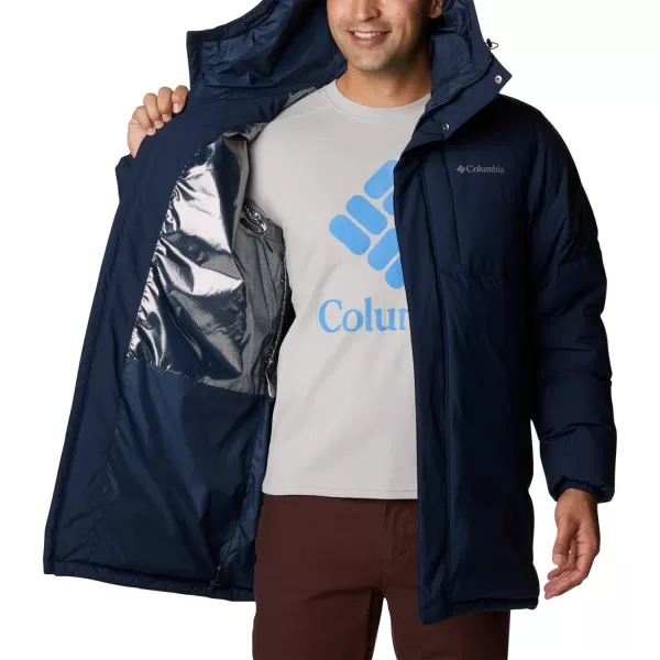 Columbia Mens Aldercrest Down ParkaCollegiate Navy