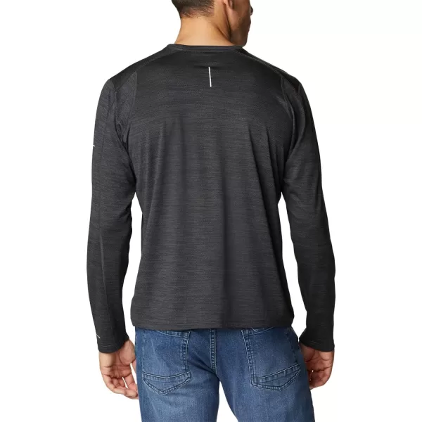 Columbia Mens Alpine Chill Zero Long SleeveBlack Heather