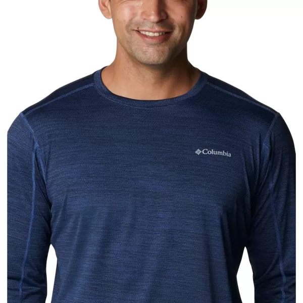 Columbia Mens Alpine Chill Zero Long SleeveCollegiate Navy Heather