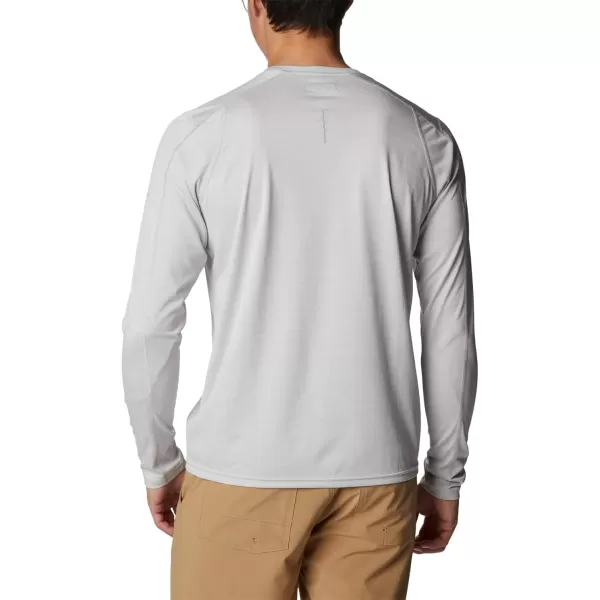 Columbia Mens Alpine Chill Zero Long SleeveWhite Heather