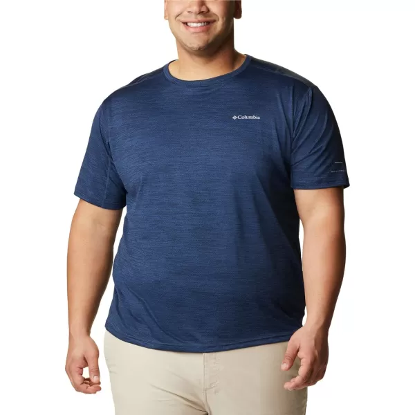 Columbia Mens Alpine Chill Zero Short Sleeve CrewCollegiate Navy Heather