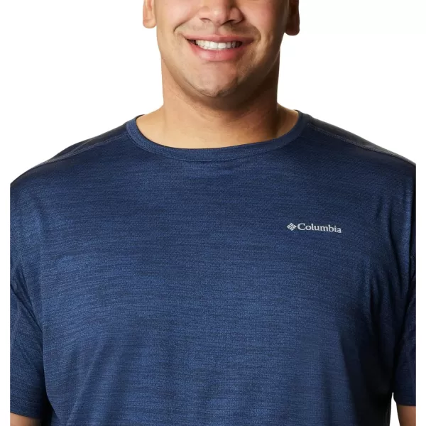 Columbia Mens Alpine Chill Zero Short Sleeve CrewCollegiate Navy Heather