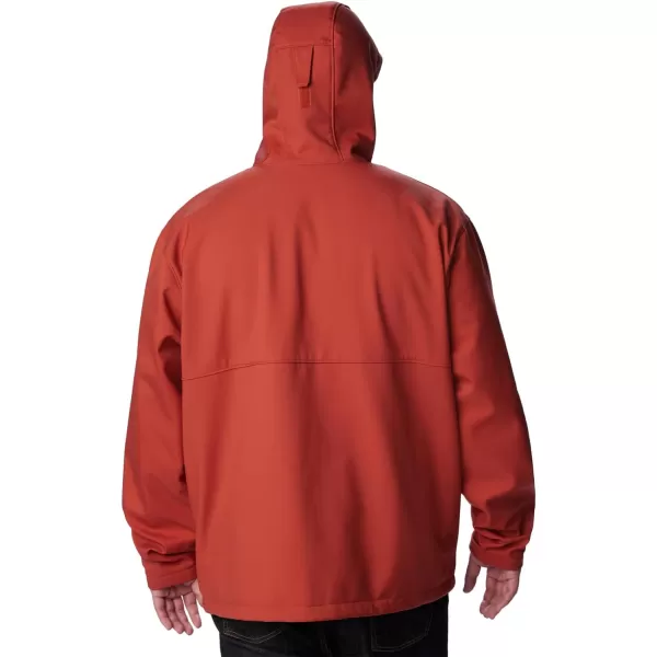 Columbia Mens Ascender Hooded Softshell JacketWarp Red