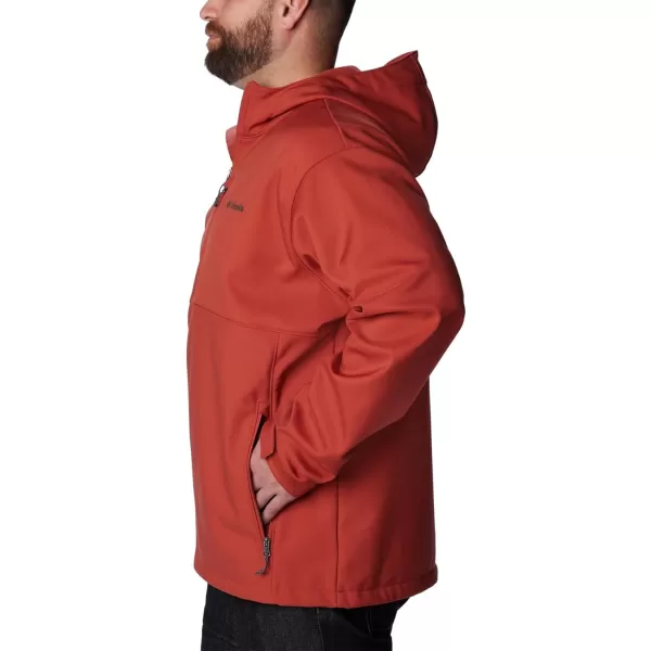 Columbia Mens Ascender Hooded Softshell JacketWarp Red