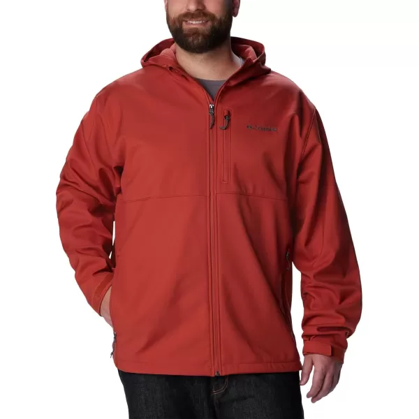 Columbia Mens Ascender Hooded Softshell JacketWarp Red