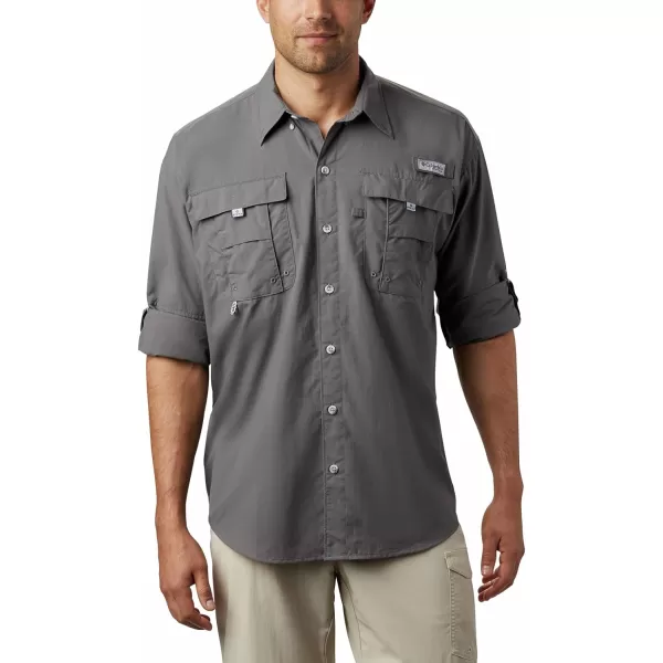 Columbia Mens Bahama II Long Sleeve ShirtCity Grey
