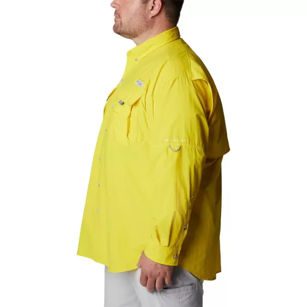 Columbia Mens Bahama II Long Sleeve ShirtLaser Lemon