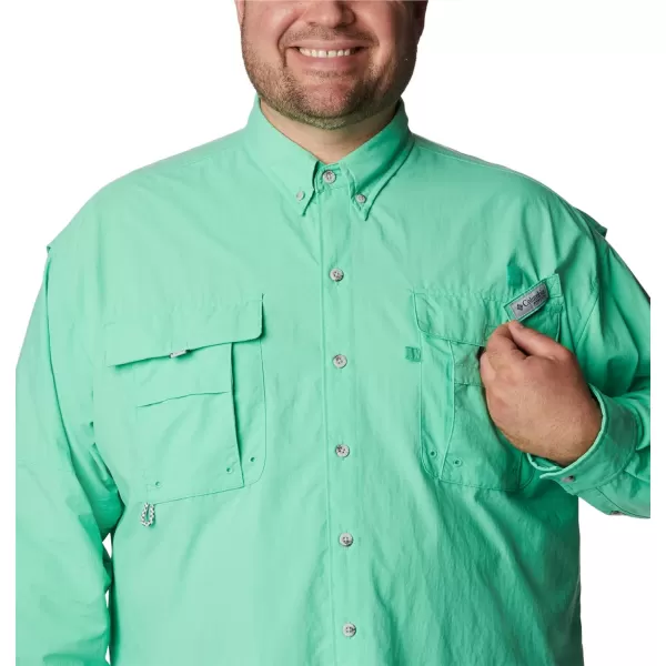 Columbia Mens Bahama II Long Sleeve ShirtLight Jade