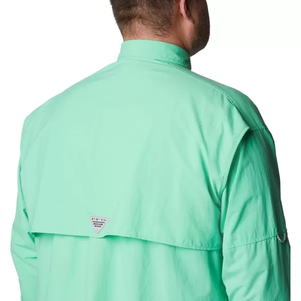 Columbia Mens Bahama II Long Sleeve ShirtLight Jade