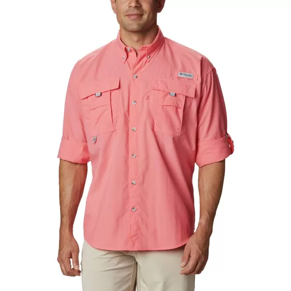 Columbia Mens Bahama II Long Sleeve ShirtSalmon