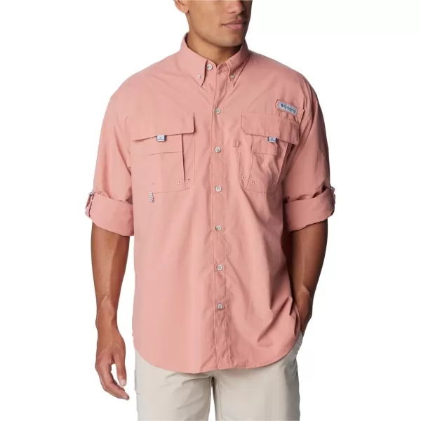 Columbia Mens Bahama II Long Sleeve ShirtSandalwood Pink