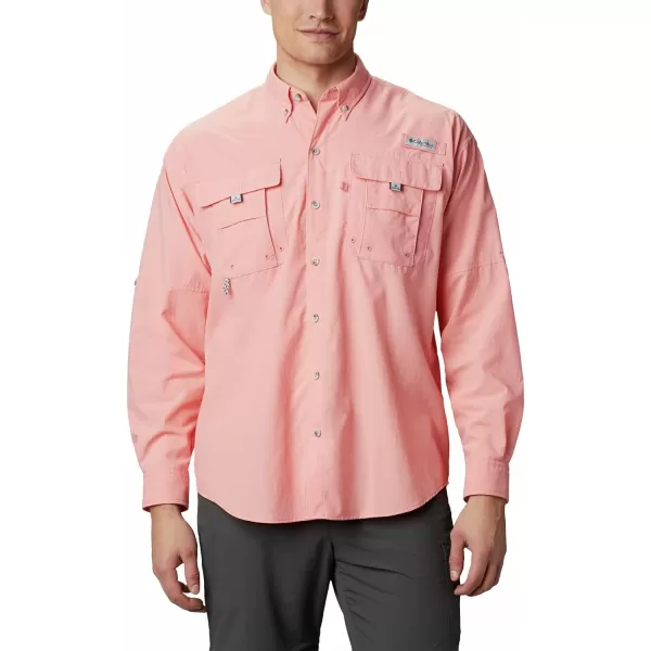 Columbia Mens Bahama II Long Sleeve ShirtSorbet