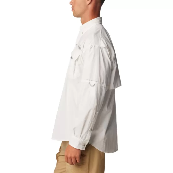 Columbia Mens Bahama II Long Sleeve ShirtWhite