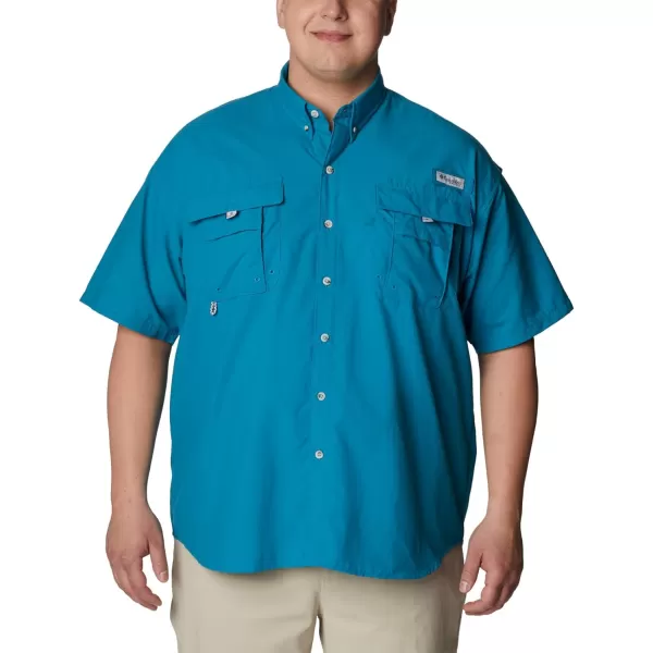 Columbia Mens Bahama Ii Short Sleeve ShirtDeep Marine