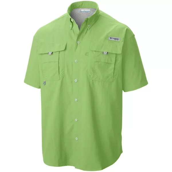 Columbia Mens Bahama Ii Short Sleeve ShirtJade Lime