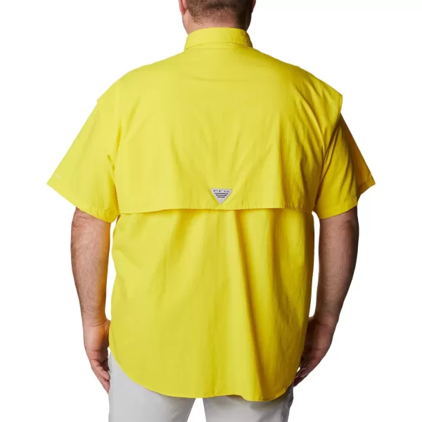 Columbia Mens Bahama Ii Short Sleeve ShirtLaser Lemon