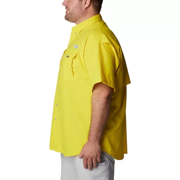 Columbia Mens Bahama Ii Short Sleeve ShirtLaser Lemon