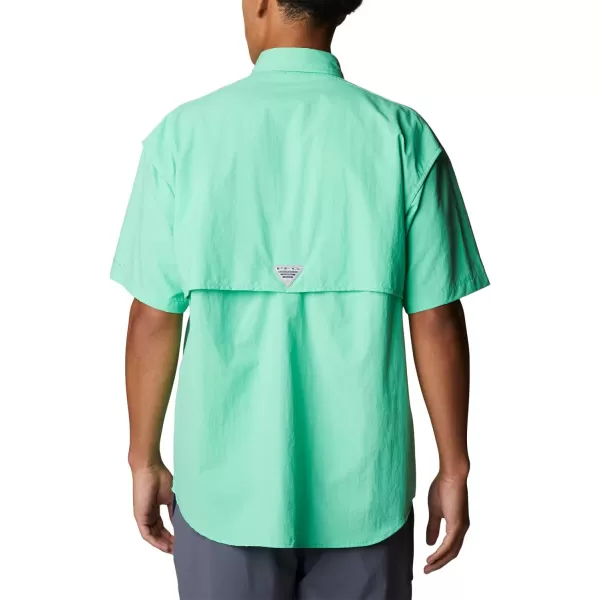 Columbia Mens Bahama Ii Short Sleeve ShirtLight Jade