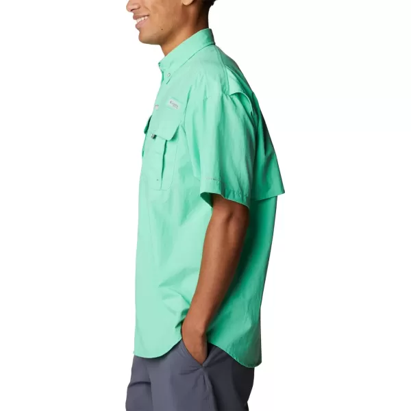 Columbia Mens Bahama Ii Short Sleeve ShirtLight Jade