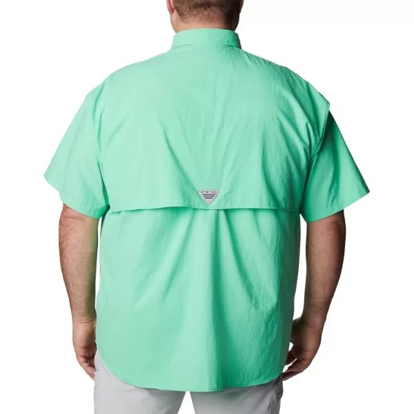 Columbia Mens Bahama Ii Short Sleeve ShirtLight Jade