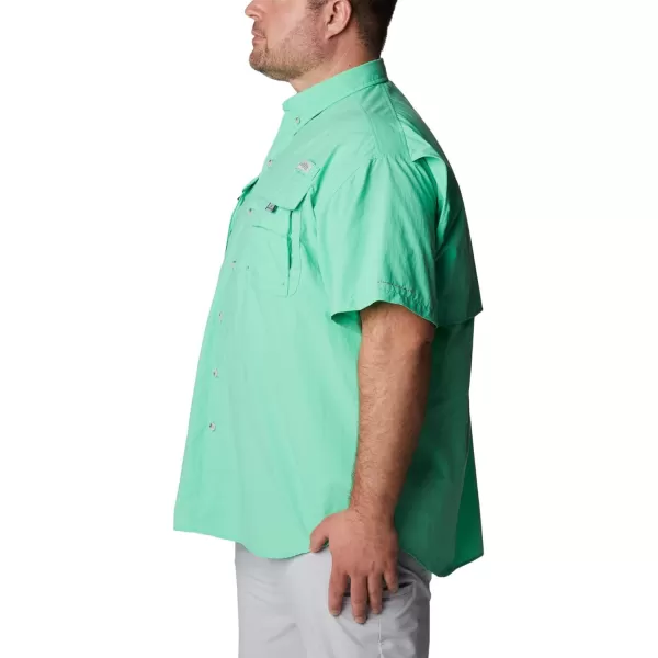 Columbia Mens Bahama Ii Short Sleeve ShirtLight Jade