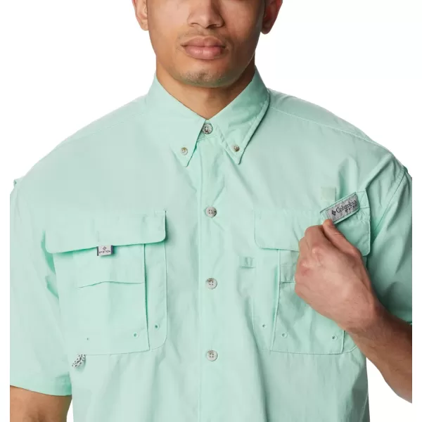 Columbia Mens Bahama Ii Short Sleeve ShirtMint Cay