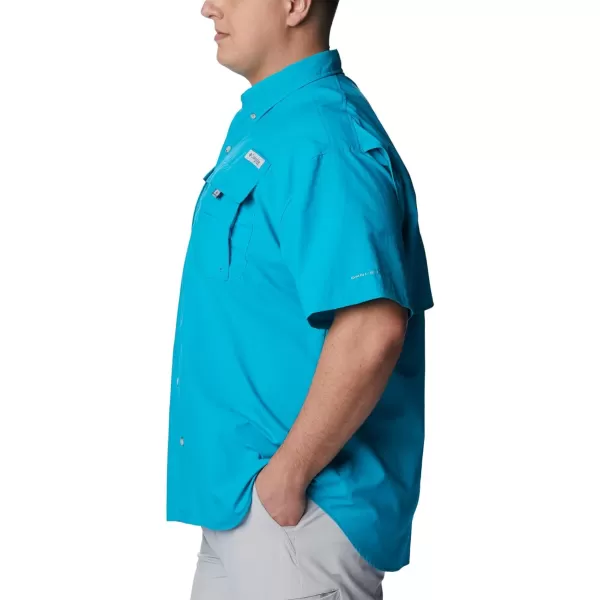 Columbia Mens Bahama Ii Short Sleeve ShirtOcean Teal