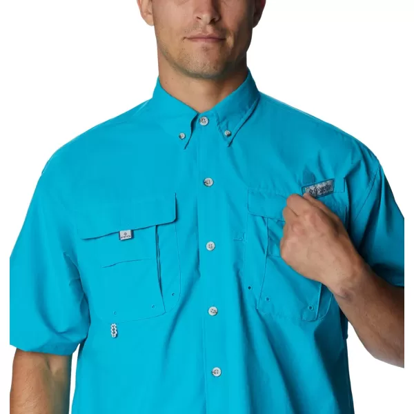 Columbia Mens Bahama Ii Short Sleeve ShirtOcean Teal