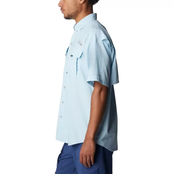 Columbia Mens Bahama Ii Short Sleeve ShirtSpring Blue