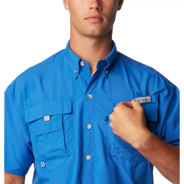 Columbia Mens Bahama Ii Short Sleeve ShirtVivid Blue