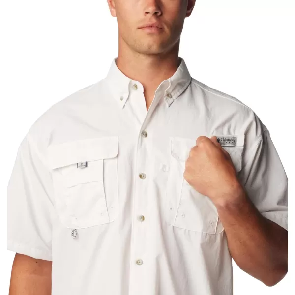 Columbia Mens Bahama Ii Short Sleeve ShirtWhite