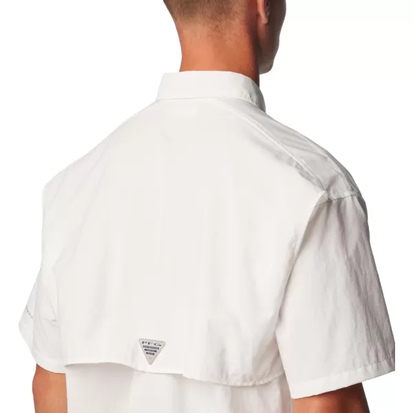 Columbia Mens Bahama Ii Short Sleeve ShirtWhite