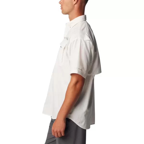 Columbia Mens Bahama Ii Short Sleeve ShirtWhite