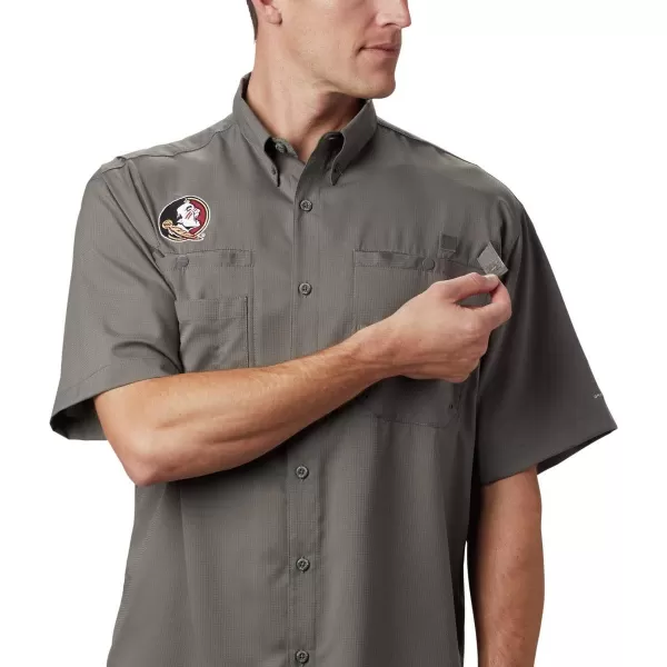 Columbia Mens Big  Tall Collegiate Tamiami Short Sleeve ShirtAlternate Team Color