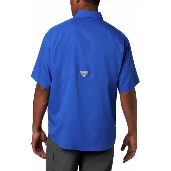 Columbia Mens Big  Tall Collegiate Tamiami Short Sleeve ShirtFla  Azul