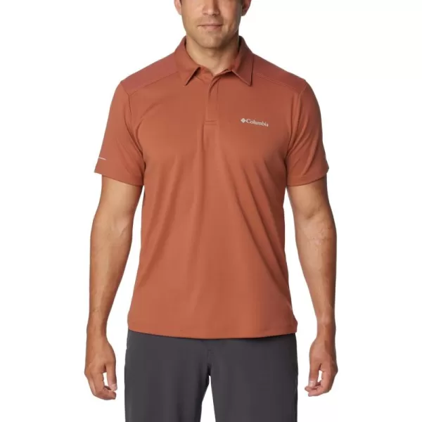 Columbia Mens Black Mesa PoloAuburn