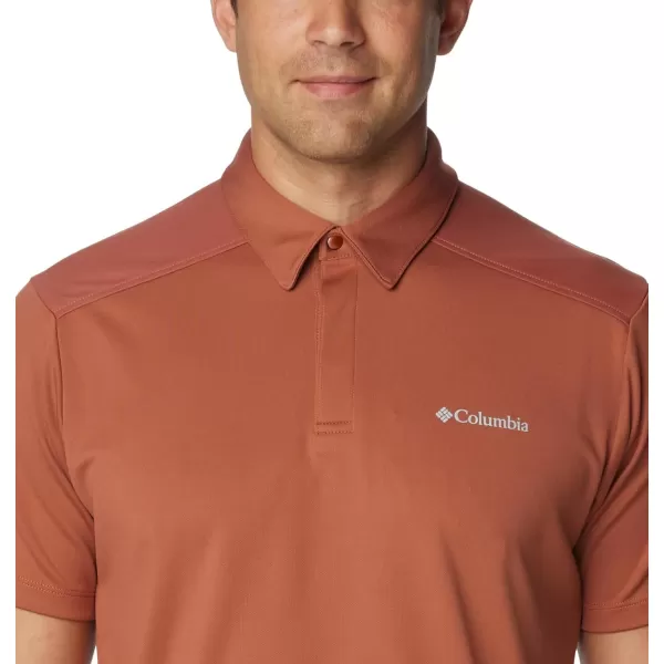 Columbia Mens Black Mesa PoloAuburn