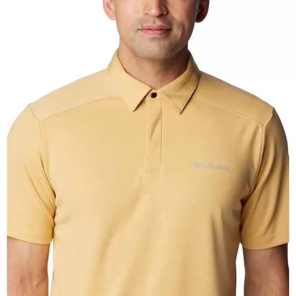 Columbia Mens Black Mesa PoloLight Camel